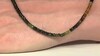 Collier en argent et Tourmaline chromifère
