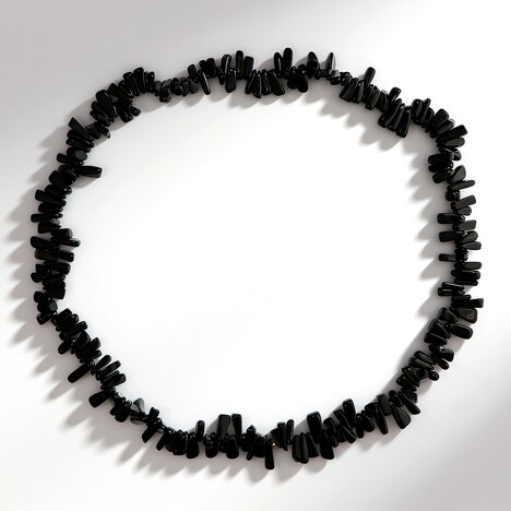 Collana in argento con Ossidiana