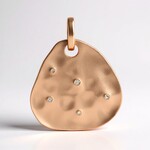 Ciondolo in argento con Diamante Argyle Rose de France I1 (Annette)