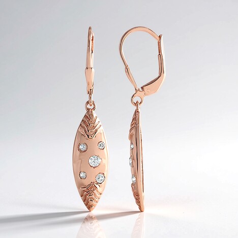 Boucles d'oreilles en argent et Zircon (SAELOCANA)