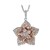 Gouden halsketting met I1 Roze Diamanten (CIRARI)