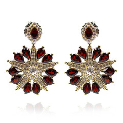 Pendientes en plata con Granate de Mozambique (Dallas Prince Designs)