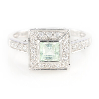 Kupfer-Turmalin-Silberring