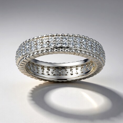 Anello in argento con Zircone