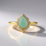 Bague en argent et Grandidierite