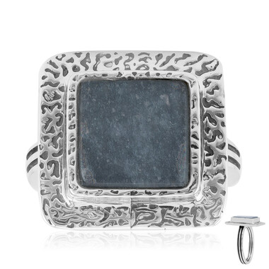 Zilveren ring met een Zilveren Maansteen (Jones Lee)