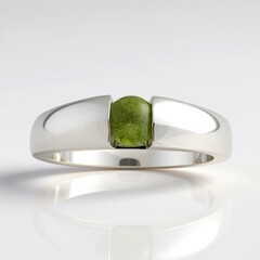 Anello in argento con Idocrasio