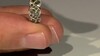 Bague en argent et Diamant fantaisie