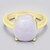 Anello in argento con Giadeite Lavanda (Annette)