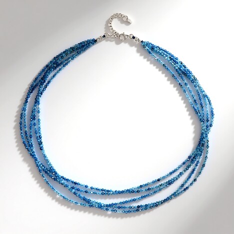 Collana in argento con Acquamarina Brasiliana