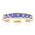 Anello in oro con Tanzanite