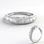 Anello in argento con Zircone (SAELOCANA)