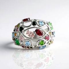 Bague en argent et Tourmaline