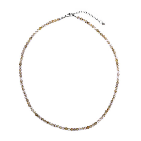 Collana in argento con Quarzo Rutilato