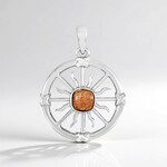 Ciondolo in argento con Pietra del Sole