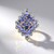 Anello in argento con Tanzanite