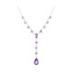 Sambia-Amethyst-Silbercollier