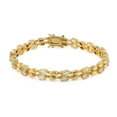 Bracciale in argento con Ametista Verde