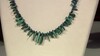 Collier en argent et Malachite (Riya)