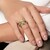 Anello in argento con Peridoto