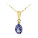 Collana in oro con Tanzanite AAA