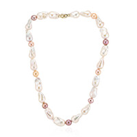 Collier en or et Perle blanche de culture d'eau douce (TPC)