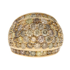 Anillo en oro con Diamante fancy SI2 (CIRARI)