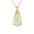 Lemon Quartz Silver Necklace