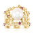 White Freshwater Pearl Silver Ring (TPC)