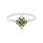 Anello in argento con Zircone Ceylon Verde