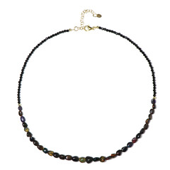 Collana in argento con Spinello Nero