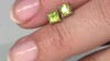 Pendientes en plata con Esfena