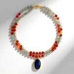 Collana in argento con Labradorite (Adela Silber)