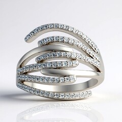 Anello in argento con Zircone