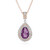 Collar en plata con Fluorita rosa (Gems en Vogue)