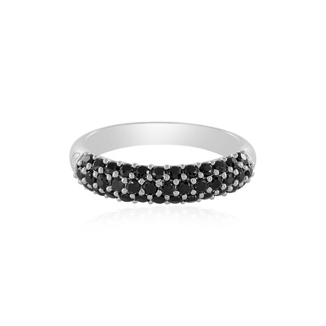 Anello in argento con Spinello Nero