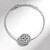 Bracelet en argent et Topaze blanche