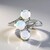 Anello in argento con Opale di Welo