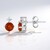 Orecchini in argento con Cianite Arancione