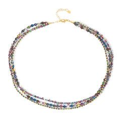 Zilveren halsketting met hematieten