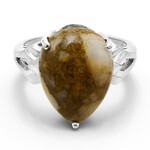 Anello in argento con Quarzo Dinosauro