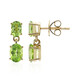 Wagogo-Peridot-Goldohrringe