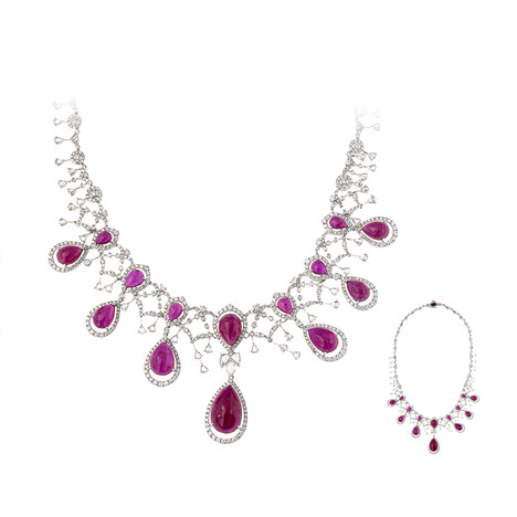 Collana in oro con Rubino del Madagascar (de Melo)