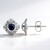 Pendientes en plata con Cianita de Nepal (SAELOCANA)