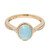 Gouden ring met een AAA Welo-opaal (CIRARI)