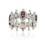 Anillo en plata con Turmalina rosa de Brasil (Dallas Prince Designs)