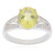 Ouro Verde Quartz Silver Ring
