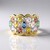 Anello in argento con Zaffiro Blu (Gems en Vogue)