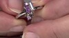 Zilveren ring met een zirkoon