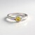 Anello in argento con Berillo Giallo